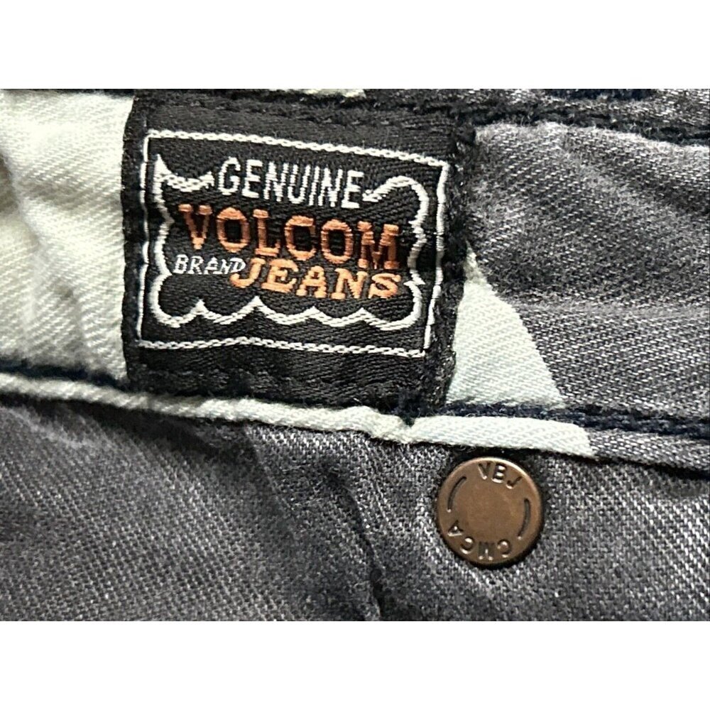 VTG Volcom Jeans Men 32X32* Blue Denim Enowen Classic Straight Leg Retro Skate - Picture 10 of 12